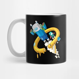 Adventure Time Spaceships Mug